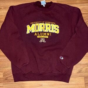 University of Minnesota Morris Vintage Champion Crew Neck size M
